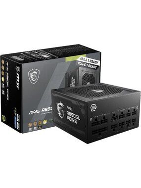 Compact 850W Fully Modular Gaming Power Supply, 80+ Gold, ATX 3.1, PCIe 5.1